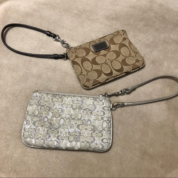 Coach Handbags - SOLD - Wallet: 2 x COACH Wristlets 🛍 Bundle Me!